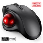 HandHeld Trackball Mouse Wireless Bluetooth For Computer Android Windows 600mAh