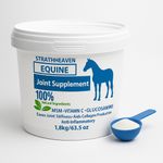 Equine Joint Supplement Glucosamine, MSM, Vitamin C for Horses 1.8kg Tub + Scoop