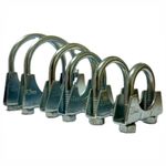 U Bolt Clamps Universal Clips Exhaust Heavy Duty with Nuts 28mm to 77mm 1" to 3"