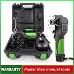 Electric Copper Tube Flaring Tools Kit 45° HVAC Copper Pipe Expander 1/4" - 3/4"