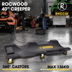 Creeper RocwooD Automotive Car Van Engine Workshop Garage 136kg