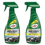 Turtle Wax Dash & Glass Car Window Cleaner Smear Free Dust Free Dash 2 x 500ml
