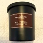 Pecksniff's No 4 Bourbon & Mandarin Scented Jar Candle, Black, 1 Pack