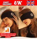 Adjustable Sleeping Headband Soundproof Earmuffs & Noise Blocking Sleep Mask UK