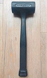 Dead-Blow Uni-Cast Dead Blow Hammer 1 1/2lb Rubber Head Handle Black