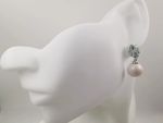 Genuine Huge 12mm White Seawater Pearl Earrings Hallmarked 925 Sterling Silver