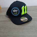 VR46 Sky Racing Team Hat Cap No 11 Nicolò Bulega MotoGP Moto3 Black Neon BNWT