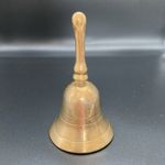 Vintage Brass Hand Held Bell Dinner Bell