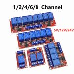 Relay Module Interface Boards for Arduino Low Level Trigger 1/2/4/6/8 Channels