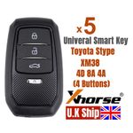 5x  Xhorse XM38 TOY.T XSTO01EN Univeral Smart Key for Toyota Style for VVDI MINI