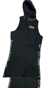 Waterproof Hooded Shortie Sleeveless I-ZOR Wetsuit Size ML -  good condition