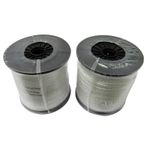 Electric Fence Rope Poly Fencing 6MM x 200M X2 (White Polywire Horse Paddock)