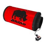 RHINO ULTRA SILENT EC ACOUSTIC FAN Air Speed Control 10 Inches