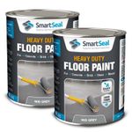 Garage Floor Paint 2 x 5 Litre BUNDLE Hard Wearing 10 Colour Options
