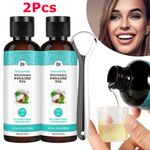 2Pcs Coconut Oil Pulling, Whitening Mouthwash for Fresh Breath & Teeth Whitening