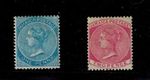 Jamaica 1870-83 SG 8 & 9 1d Blue & 2d Rose MOG VLH VF EXCEPTIONAL CENTERING