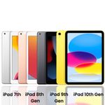 Apple iPad 10th 9th 8th 7th 6th Gen 32GB/64GB/128GB Wi-Fi/4G Unlocked iPadOS A+