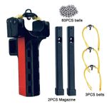 Auto‑Loading Semi‑Auto Slingshot, Magazine Fed with Magnetic Dual Bands for Adul