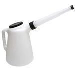  5 Litre Measuring Jug With Flexi Spout & Lid Fluid Fuel Oil Petrol Diesel