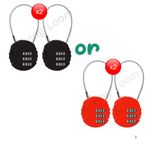 2x COMBINATION PADLOCK WIRE LOCK STRONG CABLE 3 DIGIT LOCKER SUITCASE BAG SECURI