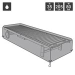 Charles Bentley Deluxe Sun Lounger Cover - Black