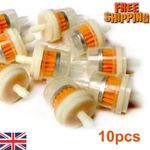 10Pcs Universal Petrol Filter inline fuel Filter fits 6-8mm pipe for Motorcycle