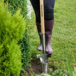Bulb Planter Long Reach Handle with Foot Grip Stainless Steel Kent & Stowe
