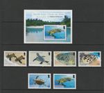 2004 Indian Ocean Territory Turtle Cove Clean Up Stamp Set & Mini Sheet