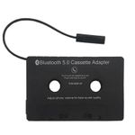 Bluetooth 5.0 Cassette to Aux Adapter for Car, Tape Audio Adapter, Handsfree