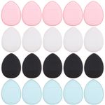 20Pcs Mini Powder Puff Hydrophilic Material Durable Makeup Sponge for Face