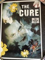THE CURE -  "THE PRAYER TOUR" POSTER -  SUPER RARE UK 1980's - VGC COLLECTABLE