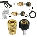 M22-14 to 3/8" Quick Release Connector Hose Adapter Pressure Washer Coupling UK