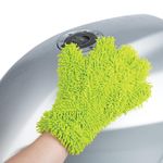 Oxford Microfibre Noodle Motorcycle Motorbike Wash Glove Green