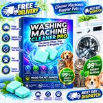 Prime Drum Washing Machine Cleaner Pro,12-Pack Deep Clean Drum & Remove Descaler