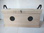 Large Twin Ammo‑Box Style Small Animal Transport Box — 24" × 12" × 12", 9mm Ply