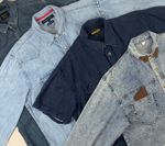 Denim Shirts for Fabric, Rework & Crafts - £4/KG Used Clothing Wholesale Bundle