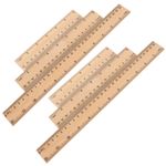 Wear Resistant Bamboo Ruler for School Teaching Drawing and Straight