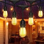 HEAVY DUTY FESTOON E27 IP65 WATERPROOF LED OUTDOOR GARDEN STRING LIGHTS 65FT