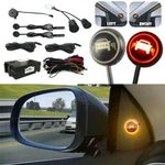 BLACK Universal Blind Spot Sensor Warning System Radar Monitoring Detection Set
