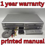 Grundig GR-VDHT10 DVD / VHS Player VCR Combo Working & Tested Remote