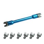 Motorcycle Spoke Wrench for Adjusting Spoke Tension and Correcting Buckled Wheel
