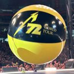 World Tour Logo Pattern Round Beachball From M72 TOUR.  Bnwt extremely Rare