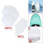 Hexagon Surfboard Traction Pads Honeycomb Hole Waxless Deck Pads Surfpad