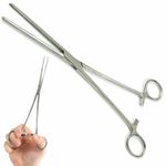 Stainless Steel 6'' 8''10''12'' Straight Curved Fishing Forceps Sea Trout Fly