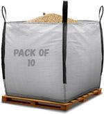 10 BULK BAGS TON BAGS FIBC BUILDERS GARDEN WASTE 1 TONNE TON JUMBO STORAGE SACK