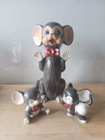 Vintage Lipper & Mann Japan Ceramic Mouse Family Set Anthropomorphic Mice VGC