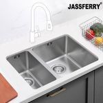 JASSFERRY Undermount Kitchen Sink 1.5 Stainless Steel Bowl 590x440 mm