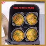 4 Pcs Air Fryer Egg Mold – Premium Silicone Egg Tray for Perfectly Cooked Eggs