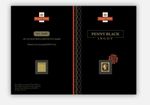 Penny Black Gold-Plated Stamp Ingot from Royal Mail NEW