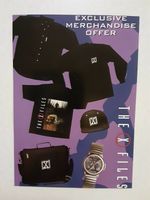 THE Official X-FILES Fan Club Postcard Merchandise Order Form UNUSED PROMO